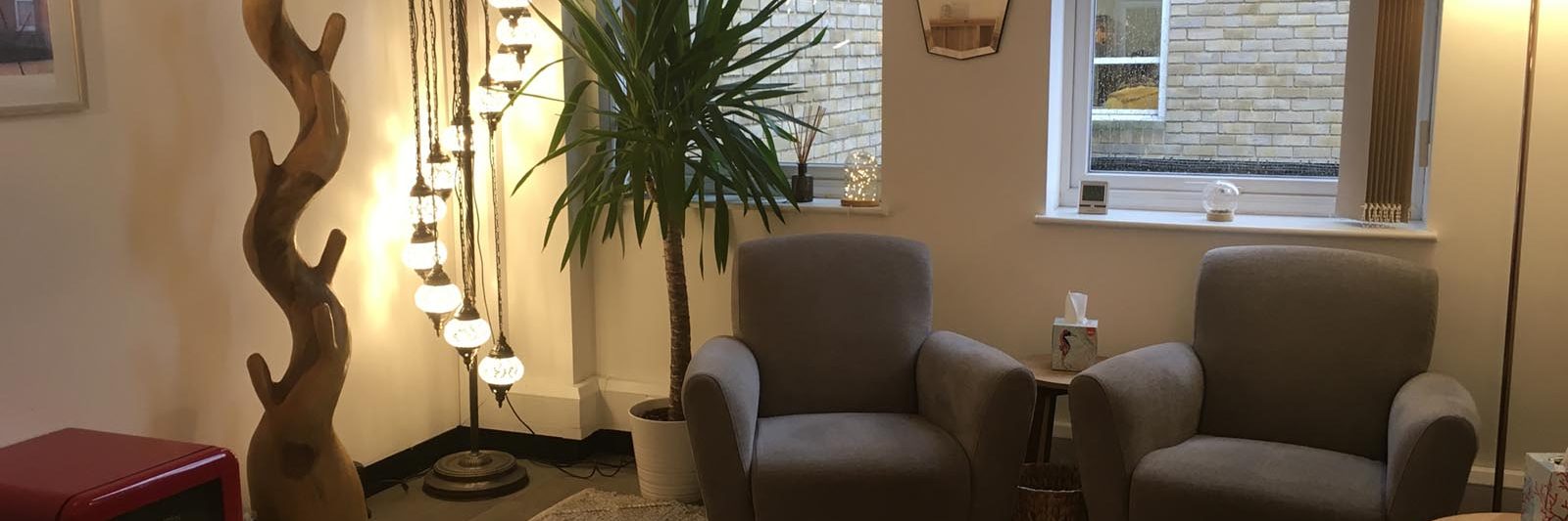 Michelle Manzi's counselling room in Finchley